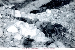 an cave di Carrara-trasporto dei marmi